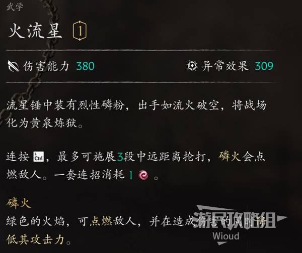 火流星 — Equipment description