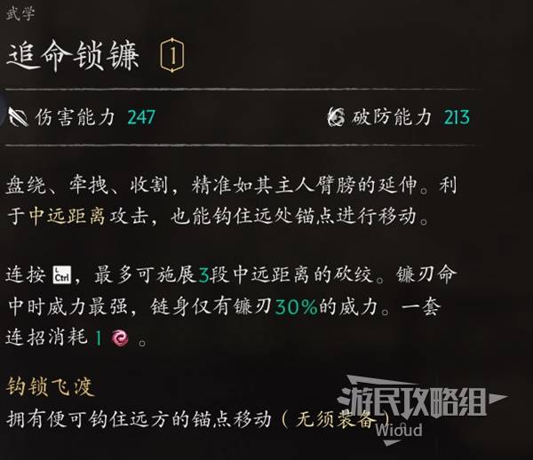 Hunter’s Chain Sickle — Equipment description